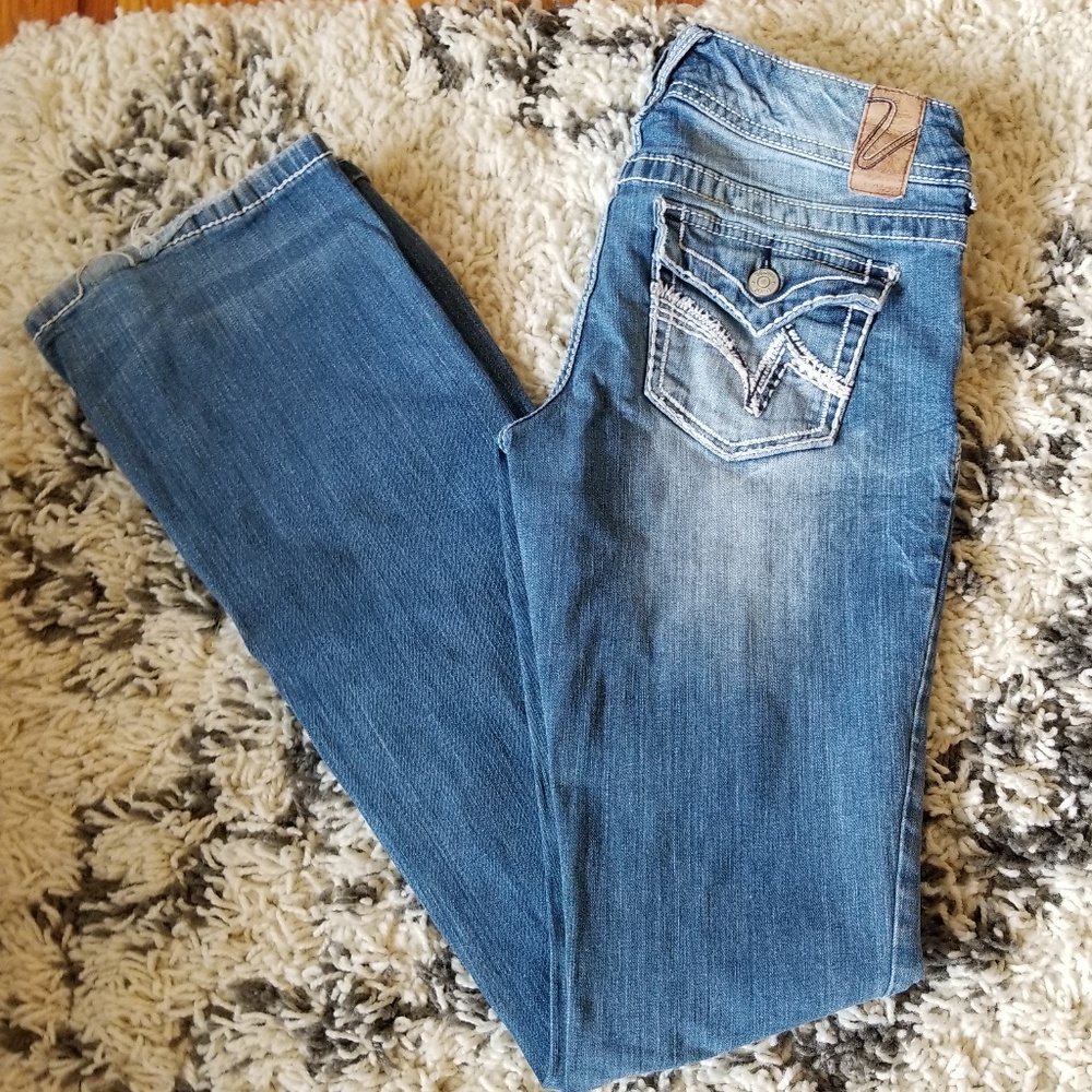 Vanity | Bedazzled Vintage Wash Jeans